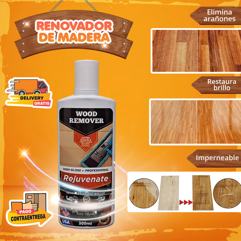 WOOD REMOVER-RENOVADOR Y ABRILLANTADOR DE MADERA